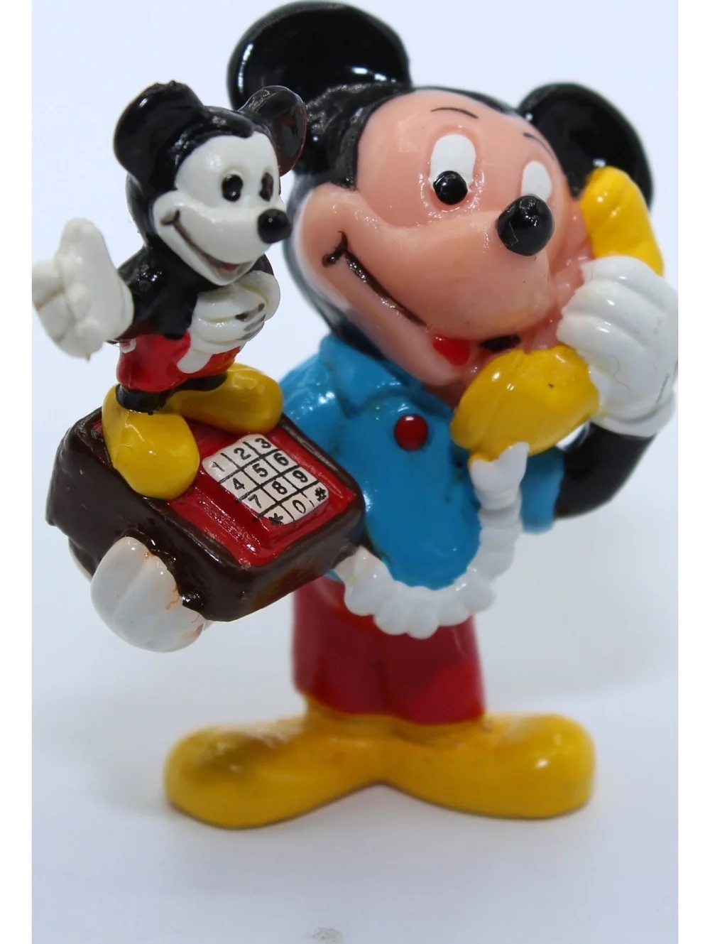 Vintage Walt Disney Applause Mickey & Minnie Mouse Action Figure Figurine Lot 6